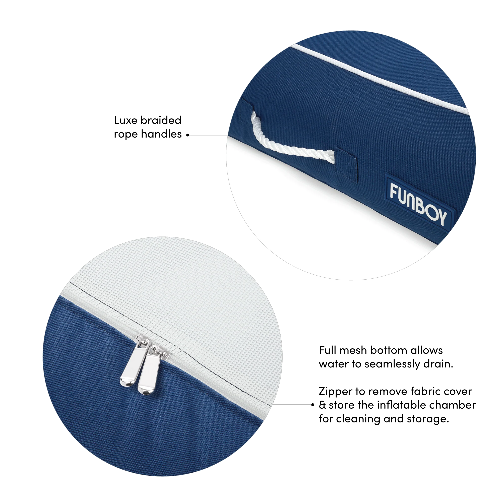 Fabric Sunbed Lounger - Image 5