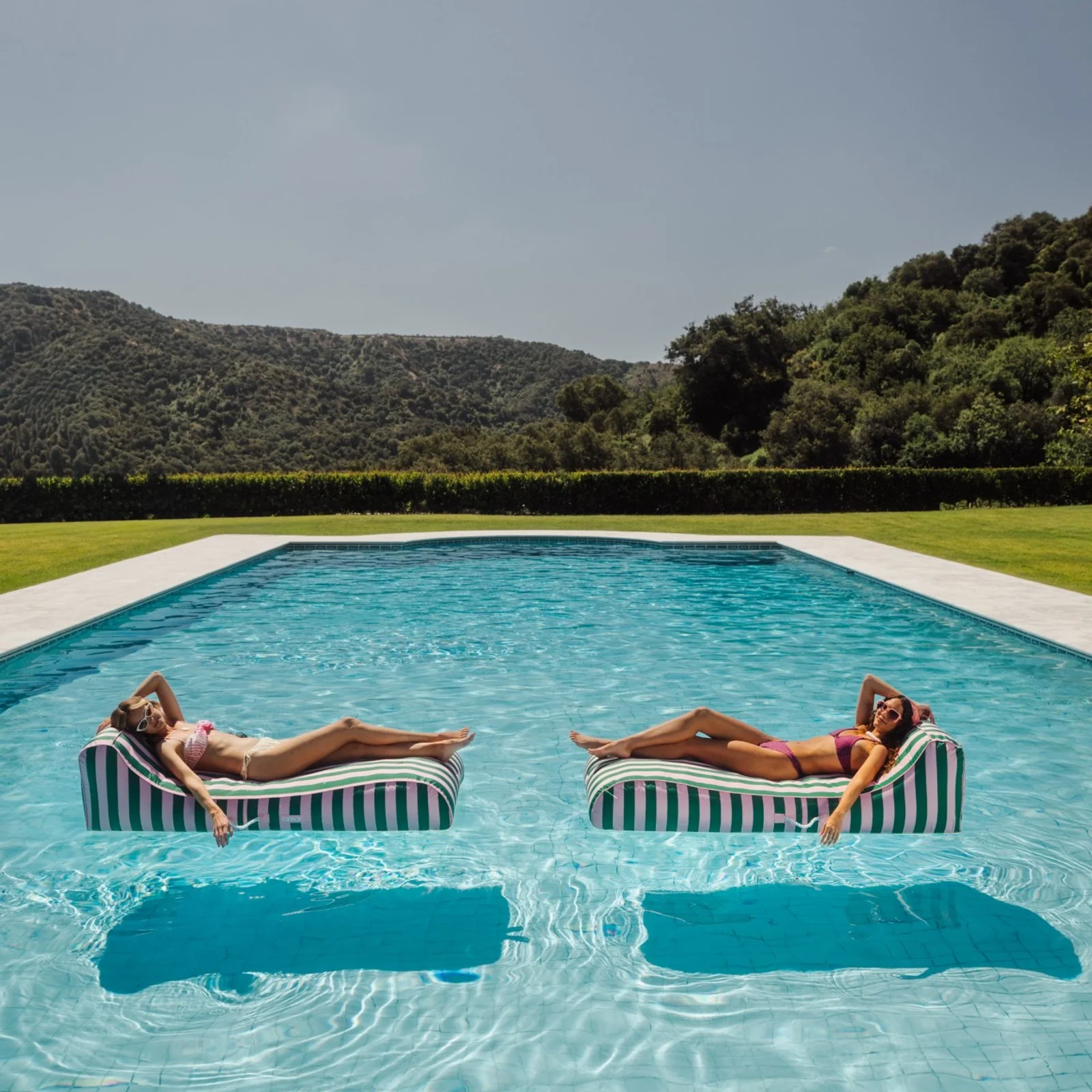 Fabric Sunbed Lounger - Image 3