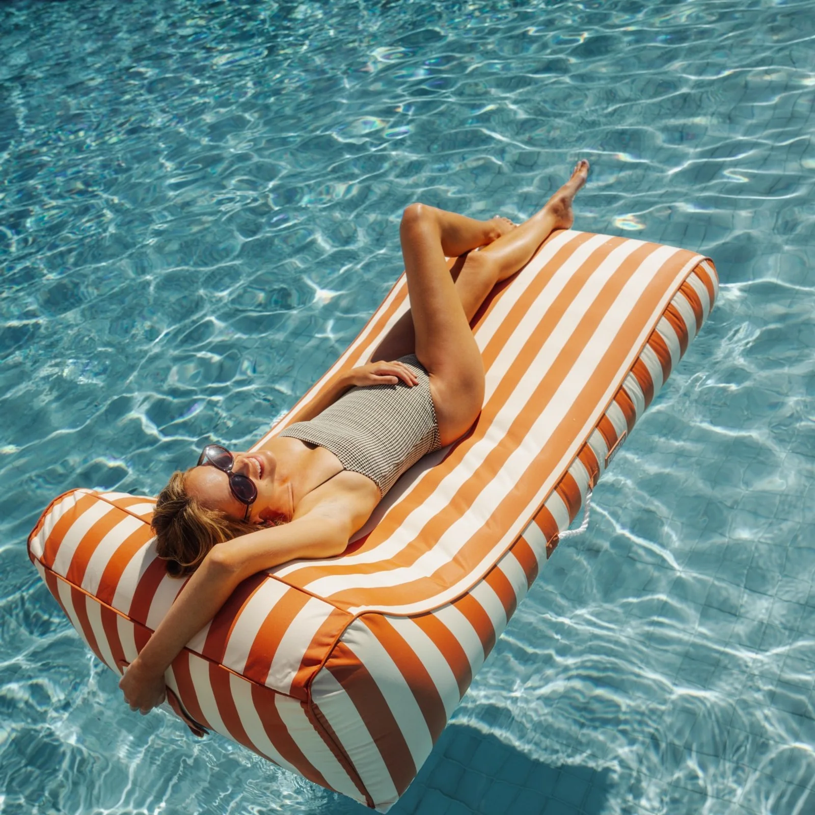 Fabric Sunbed Lounger - Image 4