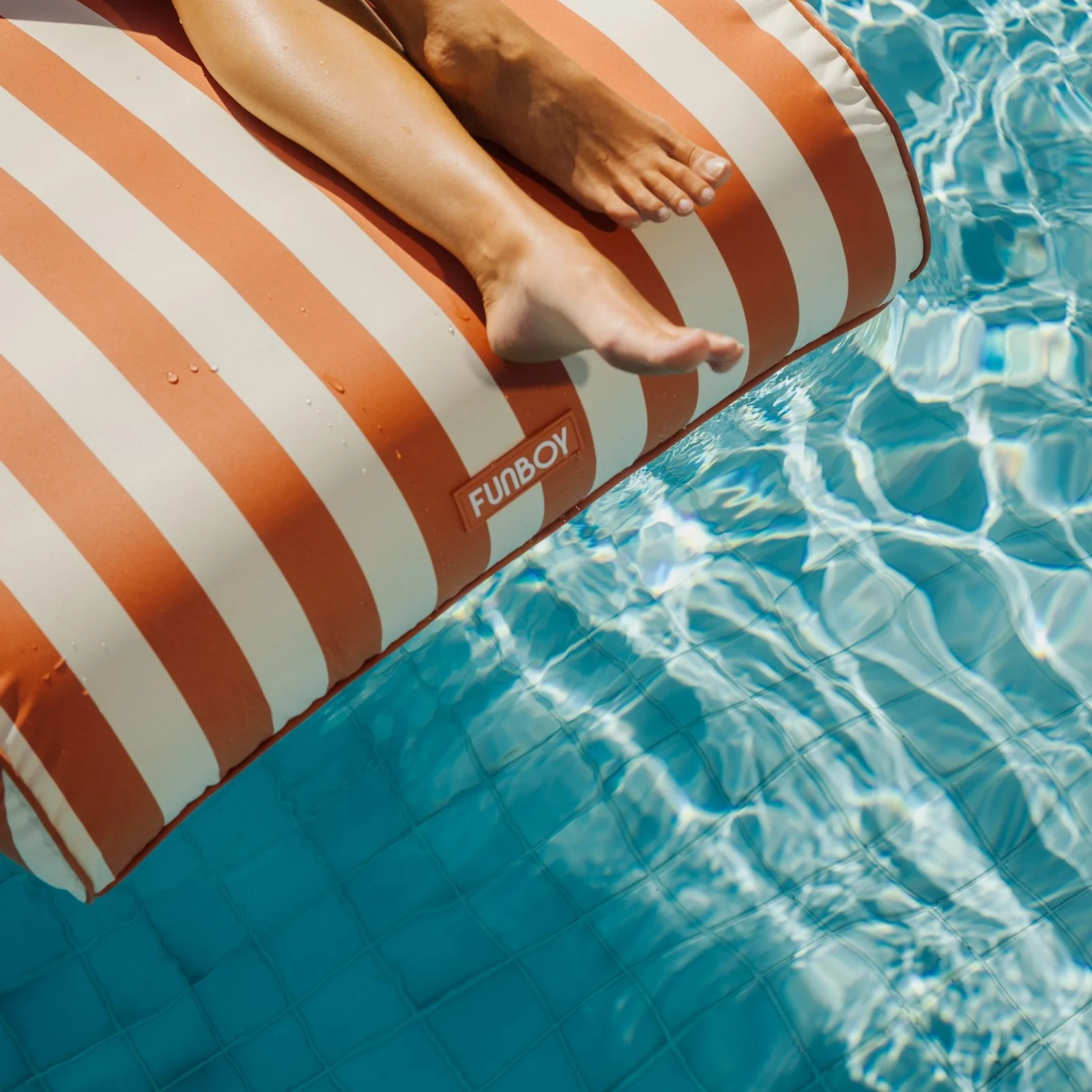 Fabric Sunbed Lounger - Image 5