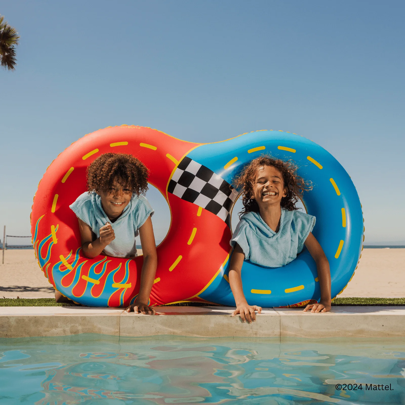 Kids Racetrack Double Tube Float - Image 4
