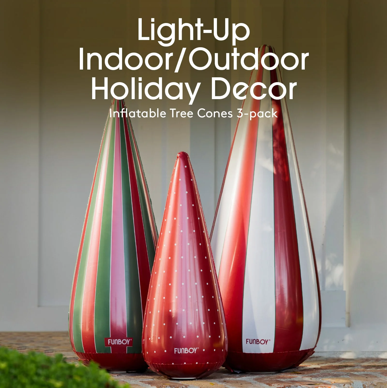 Inflatable Holiday Tree Cones - Image 3