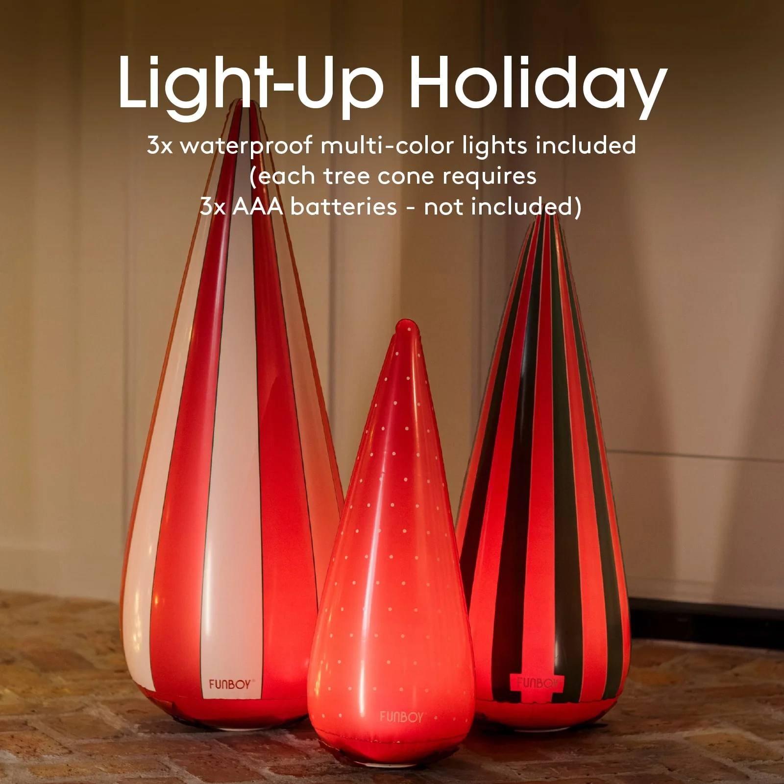 Inflatable Holiday Tree Cones - Image 4