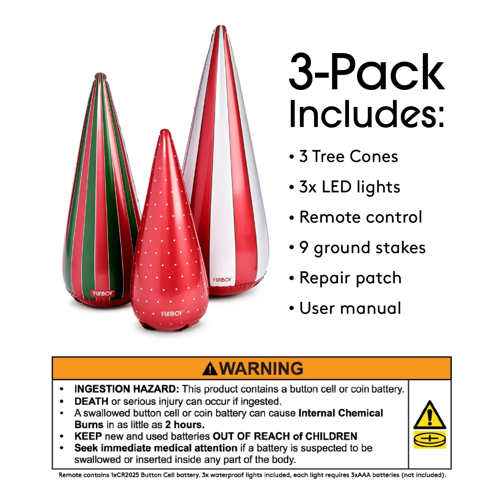 Inflatable Holiday Tree Cones - Image 6