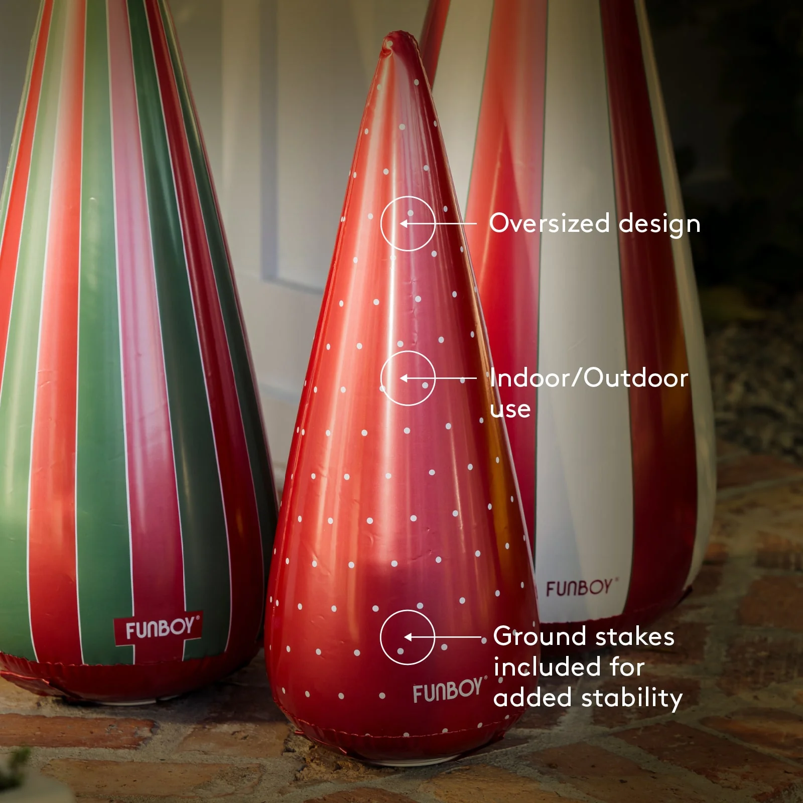 Inflatable Holiday Tree Cones - Image 7