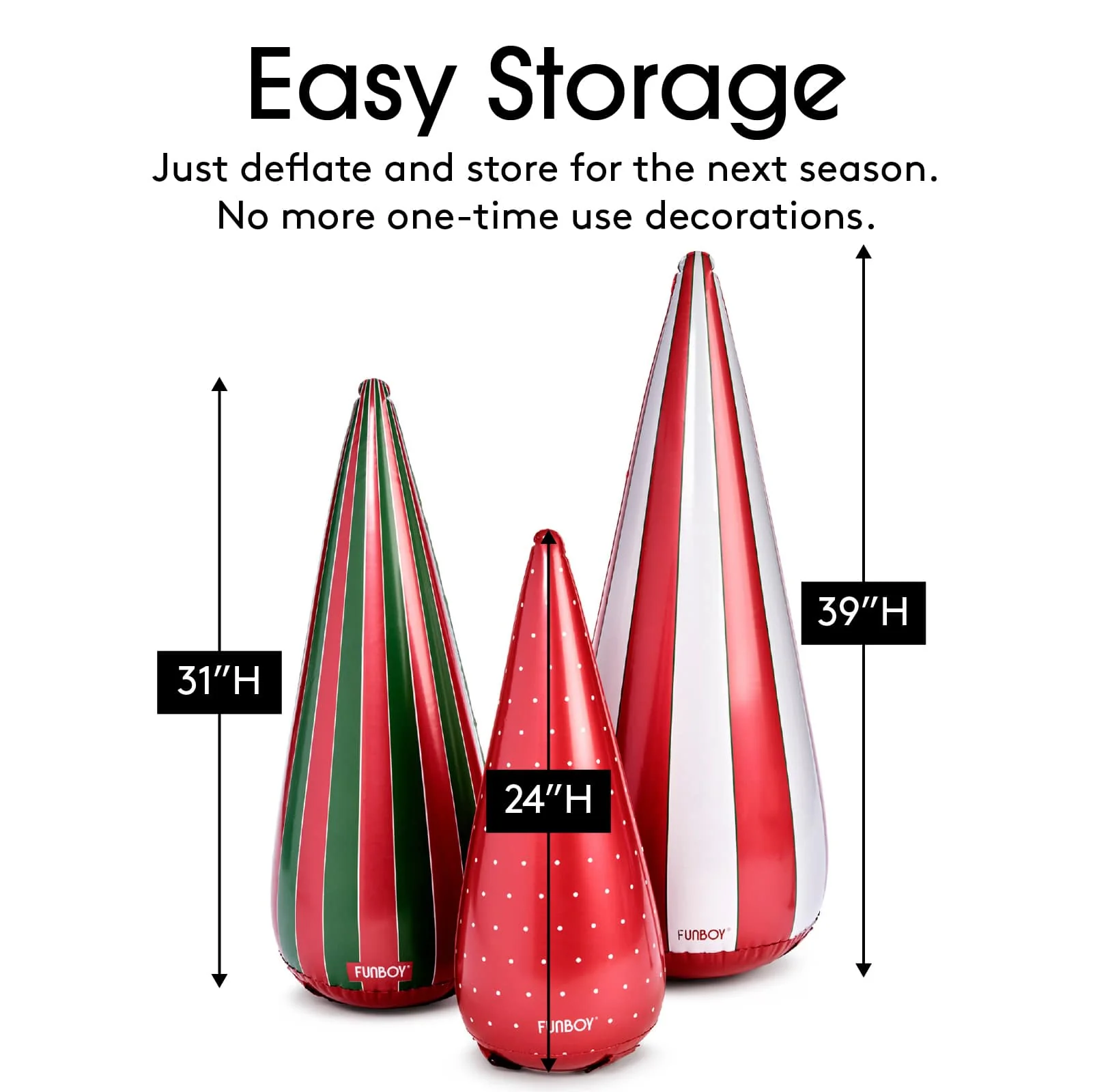 Inflatable Holiday Tree Cones - Image 8