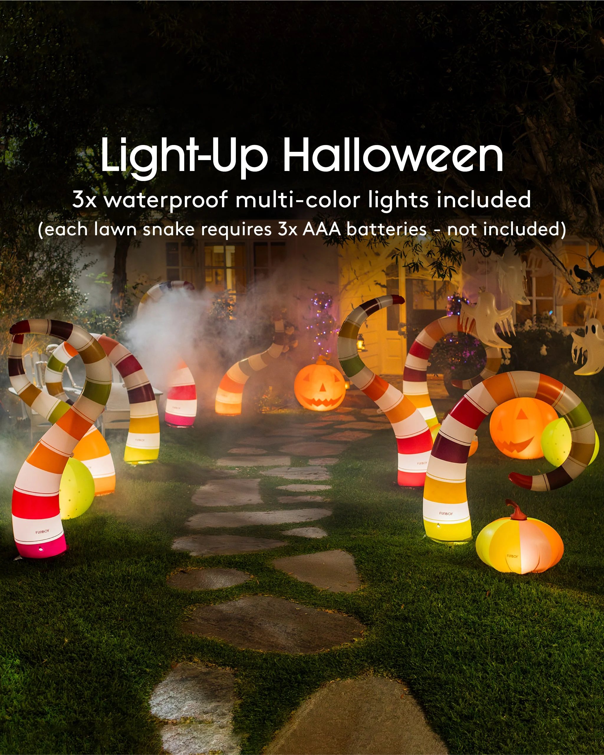 Halloween Lawn Snake - Image 4