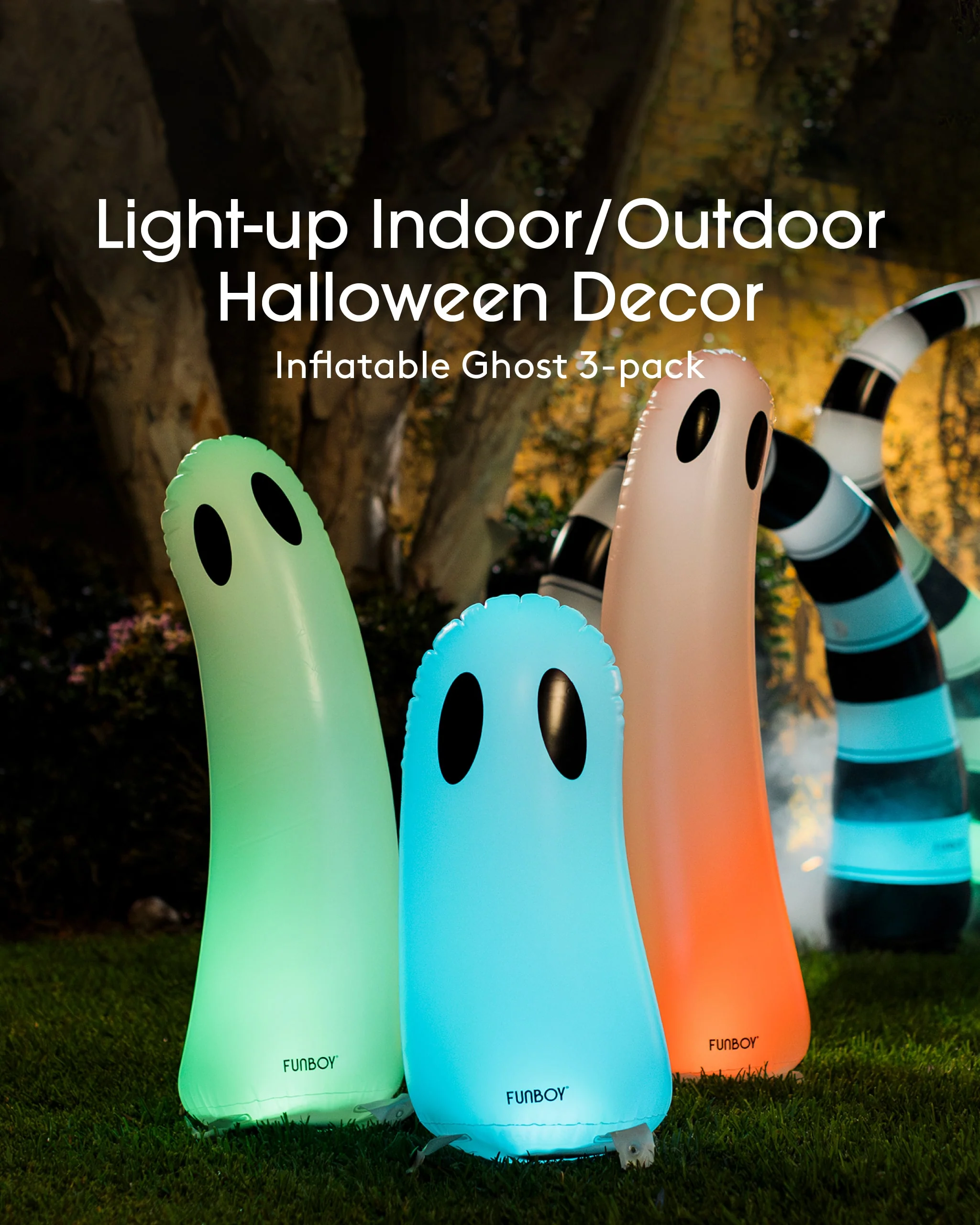 Standing Halloween Ghost Decor - Image 3