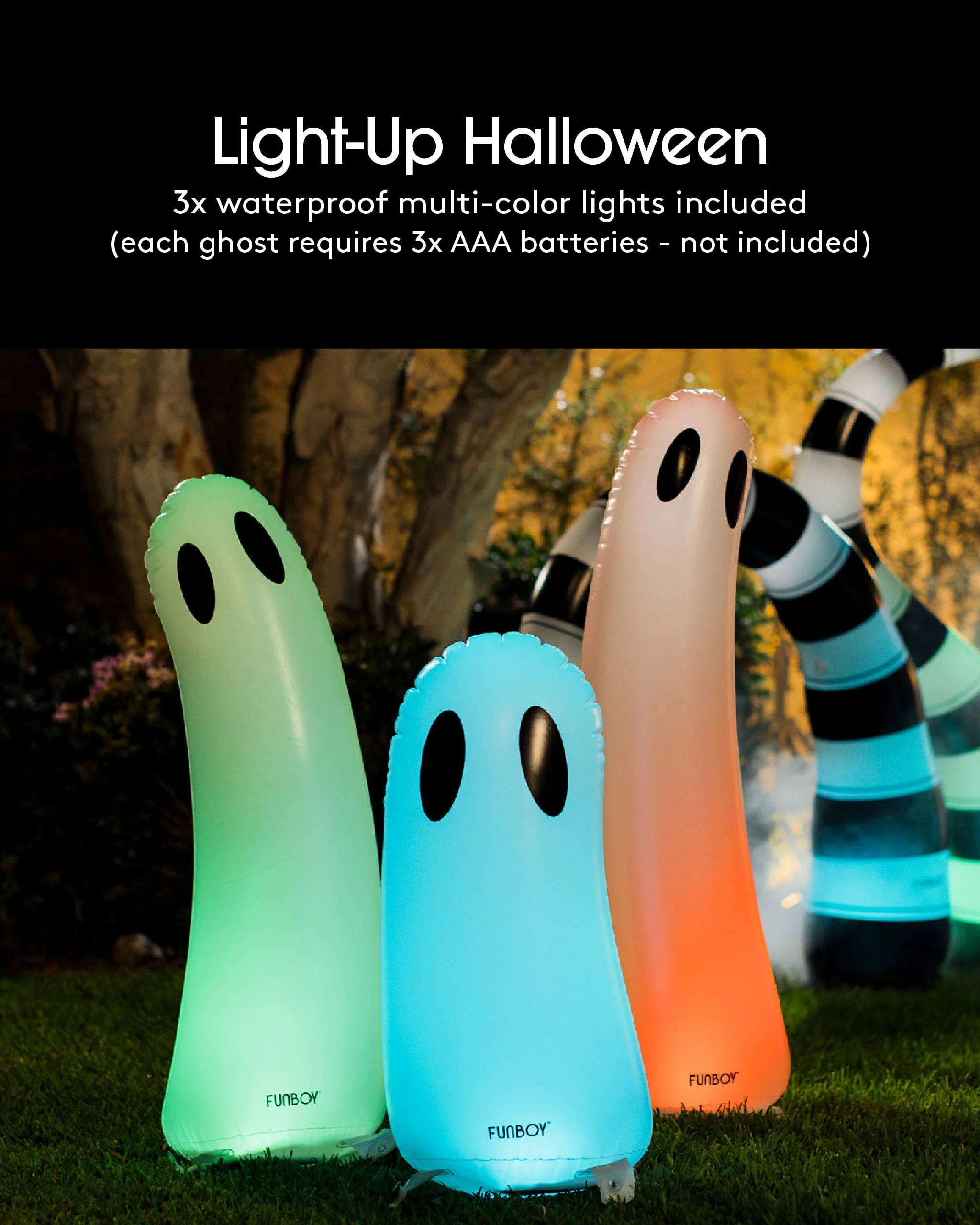 Standing Halloween Ghost Decor - Image 4