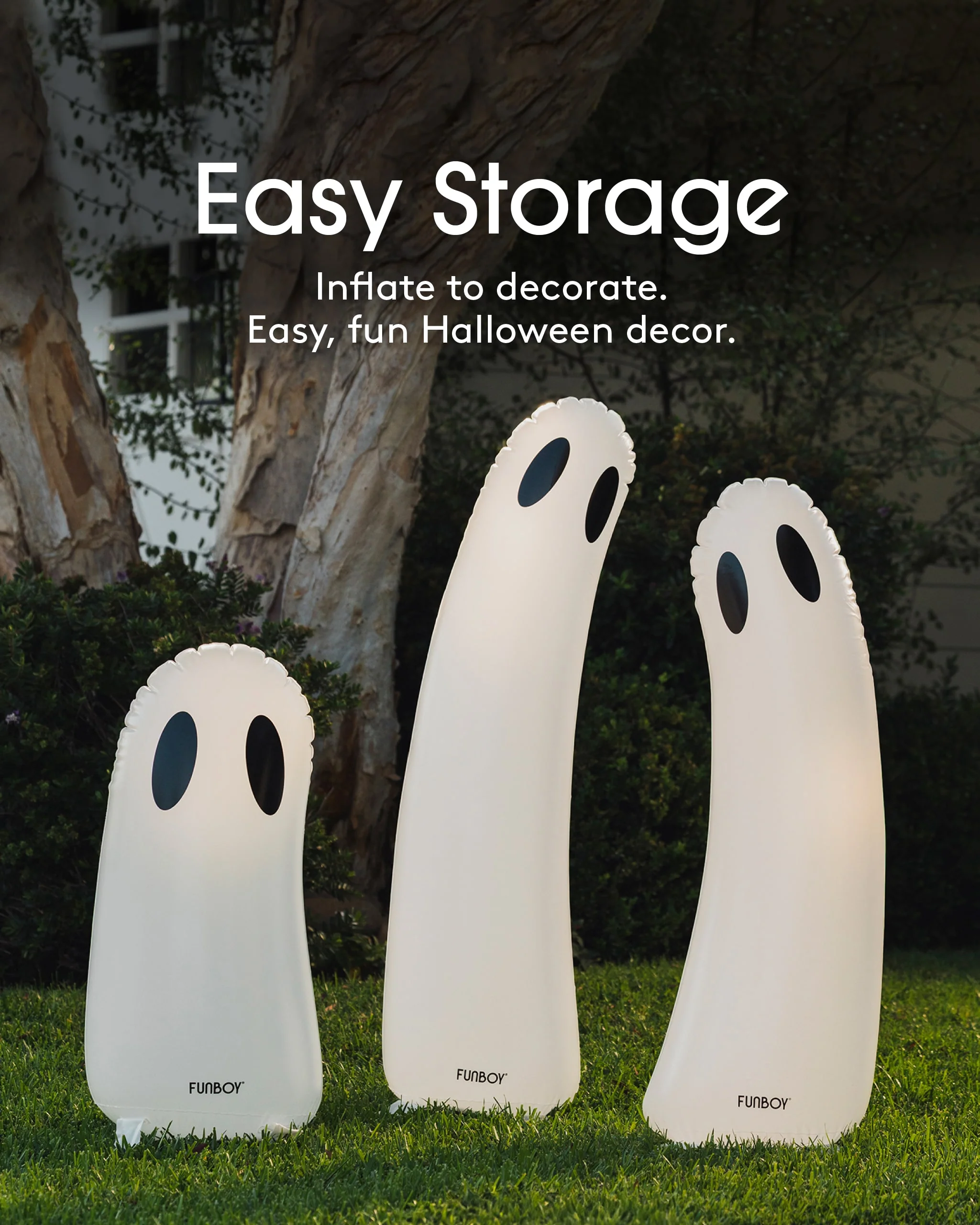 Standing Halloween Ghost Decor - Image 7