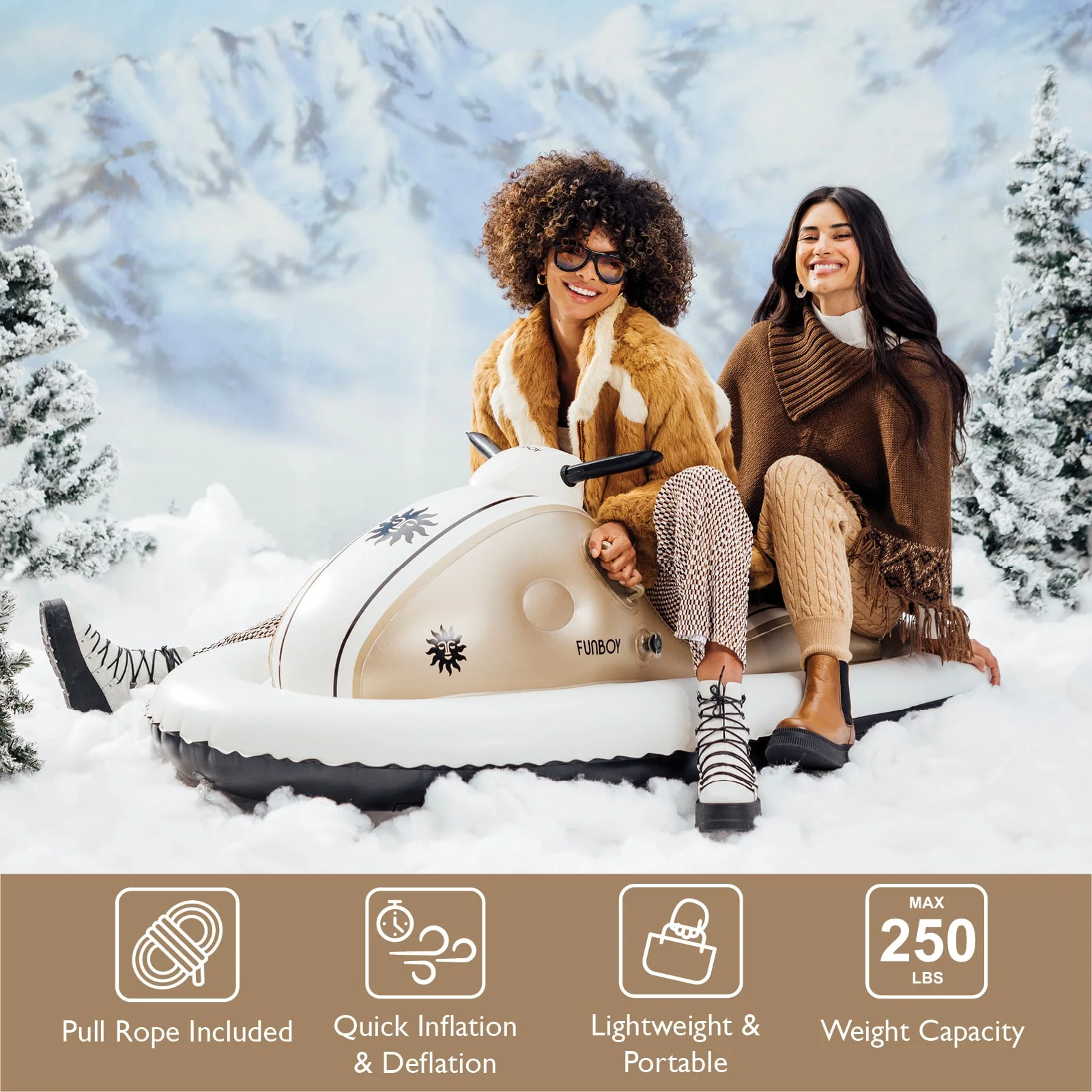 Inflatable Snowmobile Sled - Image 4