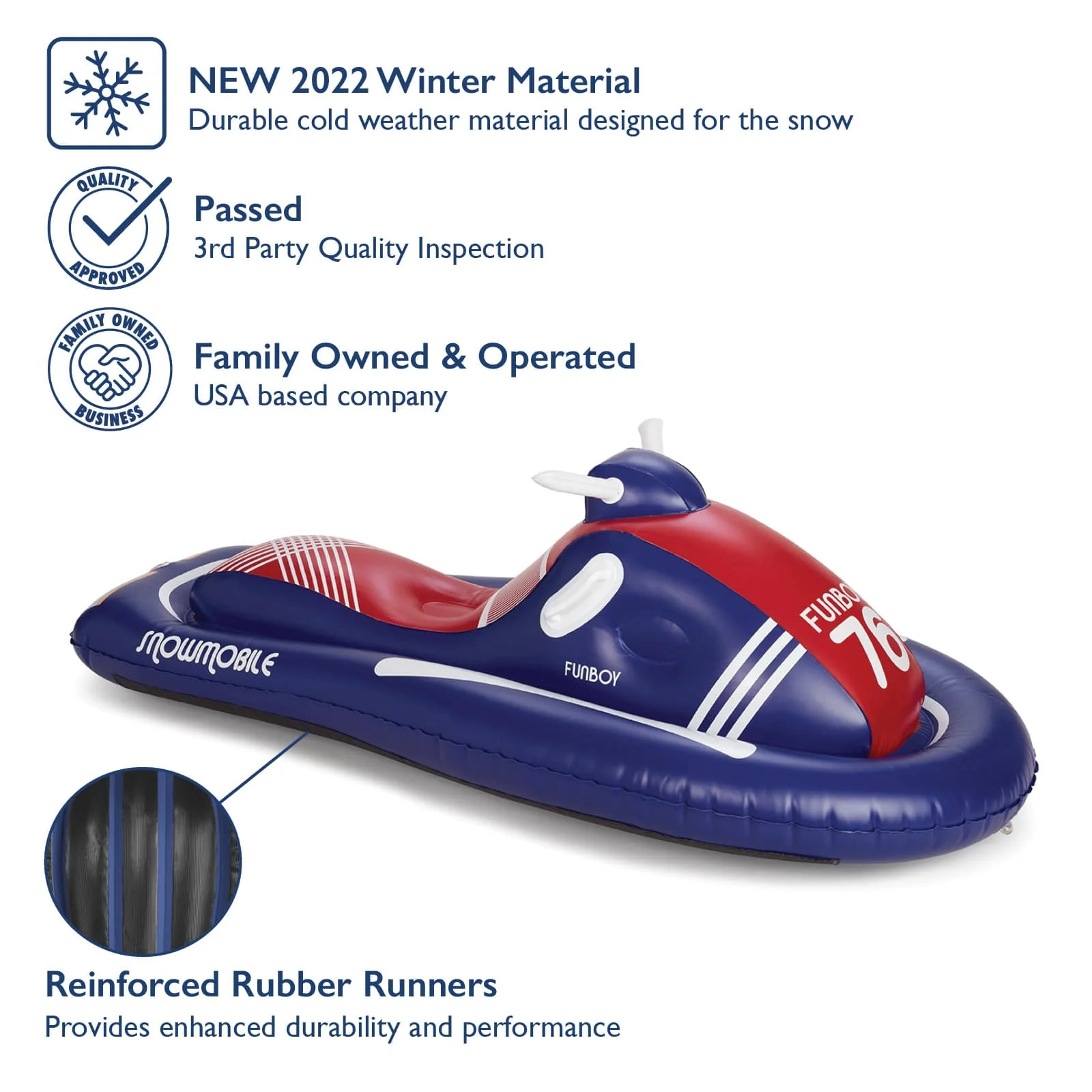 Snowmobile Snow Sled - Image 5