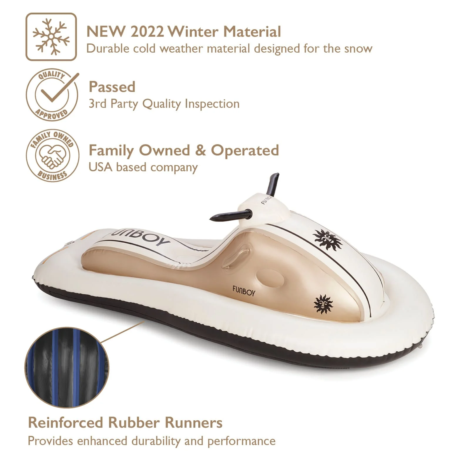 Inflatable Snowmobile Sled - Image 3