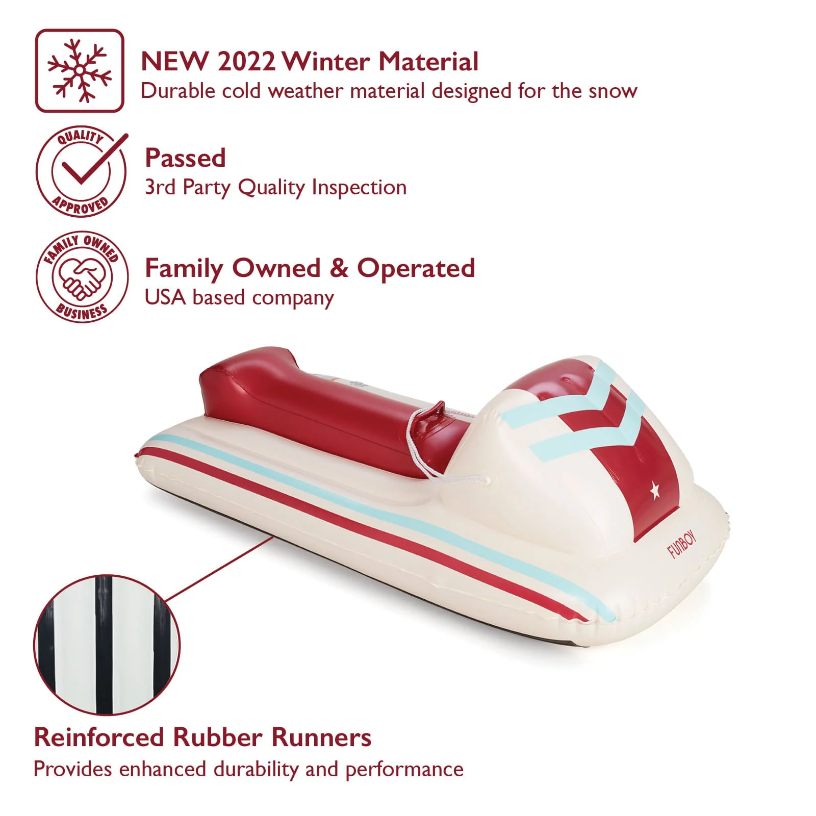 Kids Skimobile Snow Sled - Image 5