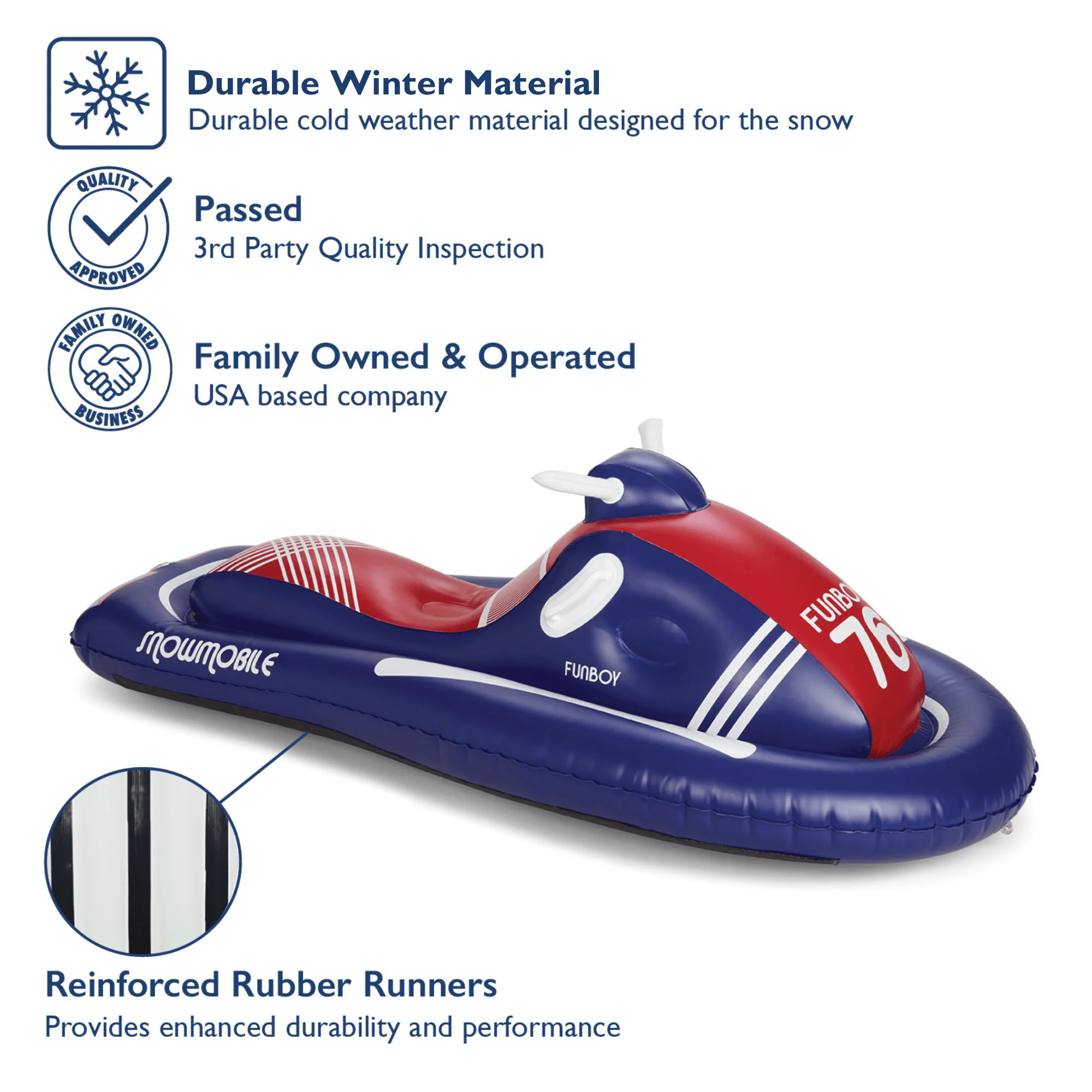 Snowmobile Snow Sled - Image 7