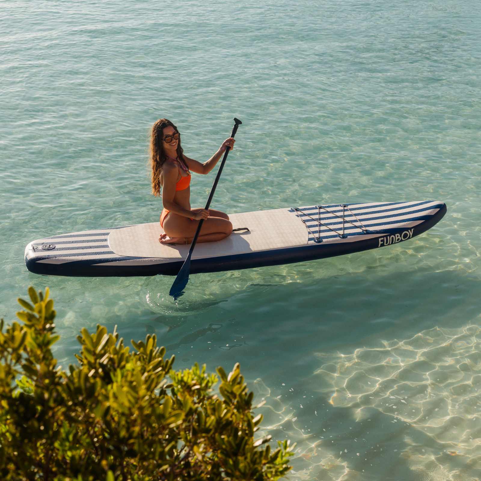 Stand Up Paddle Board Navy Stripe - Image 3