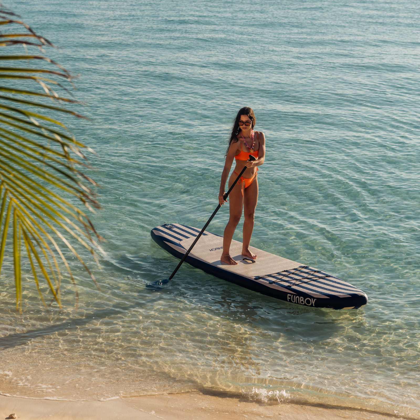 Stand Up Paddle Board Navy Stripe - Image 4