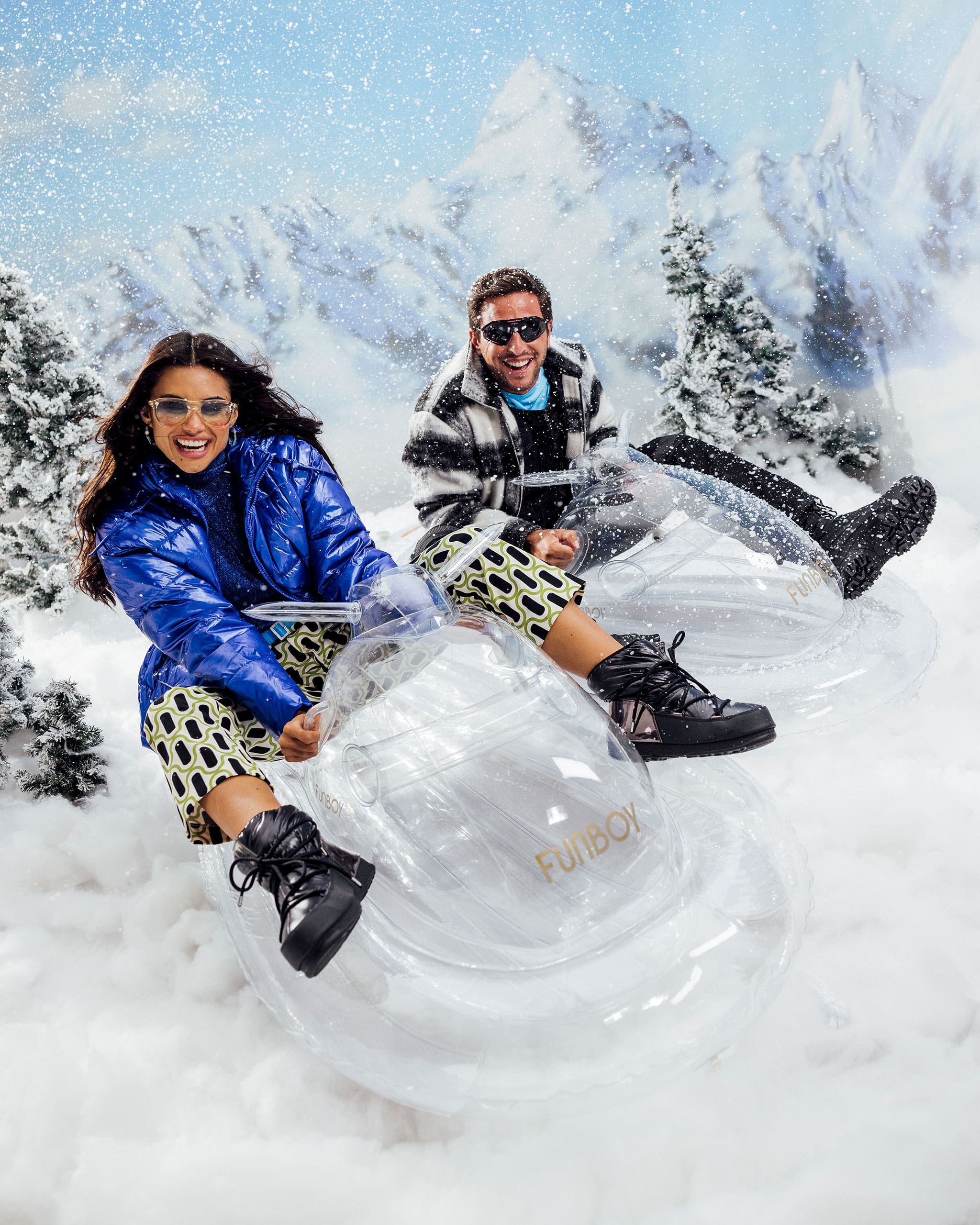 Inflatable Snowmobile Sled