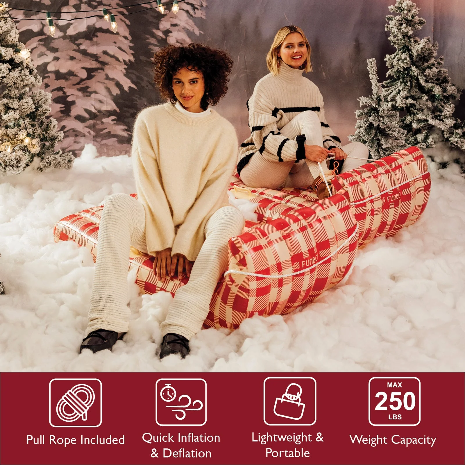 Inflatable Toboggan Sled - Image 3